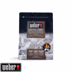 Allume feu WEBER de 22 cubes allume-feux blancs