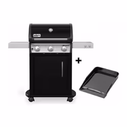 Description générale Le barbecue à gaz Weber Spirit E-315 combine une grille et une plancha pour une expérience culinaire pol ...