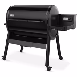 Mit dem neuen, ganz in Schwarz gehaltenen SmokeFire Holzpelletgrill kannst du bislang ungeahnte Speisen im Garten zubereiten ...
