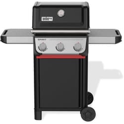 Barbecue à gaz - Weber - Spirit E-310 - 3 brûleurs en acier inoxydable - 7kW - Thermomètre - Noir