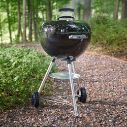 Weber Bar-B-Kettle Grill Chaudron Charbon de bois (combustible) Noir, Gris - Vue supplémentaire 2
