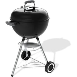 Barbecue à charbon - Weber - Original Kettle - Ø47 cm - Thermomètre intégré - Acier émaillé - Clapet daération - 6 couverts - Noir