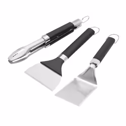 Weber 3400074, Ensemble d'ustensiles pour barbecue, Noir, Acier inoxydable, Acier inoxydable, 190 mm, 60 mm, 405 mm