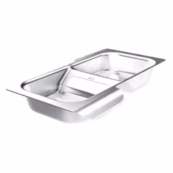 Weber 3400250, Tablette à fumée, Acier inoxydable, Acier inoxydable, 236,2 mm, 53,3 mm, 377,1 mm