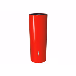 Récupérateur deau de pluie 2 en 1 Color 350L avec bac à fleur - Rouge - Garantia