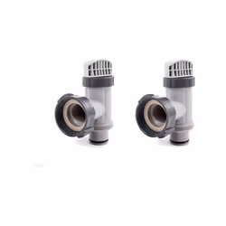 Intex Plunger Valve, Vanne de raccordement, Noir, Gris, Intégré à la piscine, Piscine gonflable, 2 pièce(s), 455,8 g