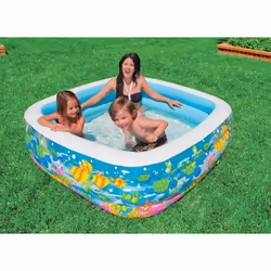 Intex Clearview Aquarium Piscine gonflable Rectangle