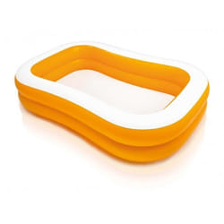 Piscine autoportante - INTEX - Rectangulaire - Abricot - 2.29x1.47 M