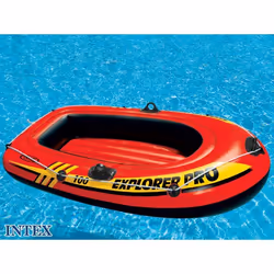 Intex Explorer Pro 100, Noir, Rouge, Jaune, Vinyl, 1 personne(s), 80 kg, 0,3 mm, 1600 mm