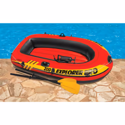 Intex Explorer Pro 200, Noir, Rouge, Jaune, Vinyl, 2 personne(s), 120 kg, 0,35 mm, 1960 mm