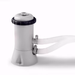 Informations produit : Épurateur à cartouche INTEX DACRON 2 m³/h I Débit filtration: 2,7 m³/h Type cartouche A Alimentation:  ...
