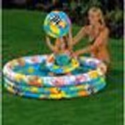 Piscine gonflable avec bouée et ballon - Intex - Set complet
