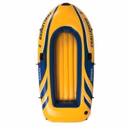 Kit bateau gonflable 2 places Challenger 2 avec rames et gonfleur - Intex