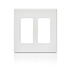 Leviton 80309-SW Plaque de commutation et obturateur Blanc