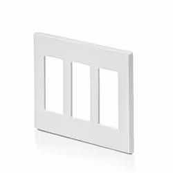 Leviton 80311-SW Plaque de commutation et obturateur Blanc