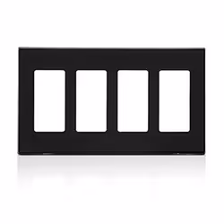 Leviton 80312-SE, Noir, Polycarbonate (PC), Sans vis, Leviton, 1 pièce(s), Chine
