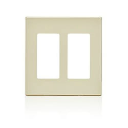 Leviton 80309-ST Plaque de commutation et obturateur Amande