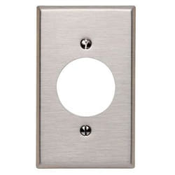 Leviton 84020-40 Plaque de commutation et obturateur Acier inoxydable