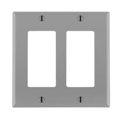 Leviton 80409-NGY Plaque de commutation et obturateur Gris