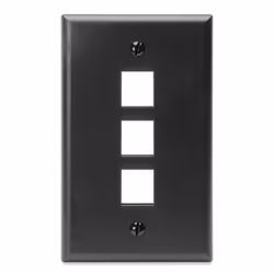 Leviton 41080-3EP, Noir, Plastique, conventionnel, Leviton, QuickPort, RJ-45