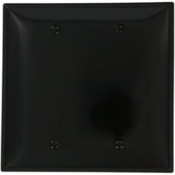 Leviton PJ23-E Plaque de commutation et obturateur Noir