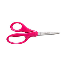 Fiskars 1003858 ciseaux à bouts ronds Universel Découpe droite Rose