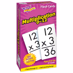 Trend Multiplication 0-12, Jeu de cartes, Apprentissage, Jeu familial