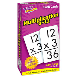 Trend Multiplication 0-12 Jeu de cartes Apprentissage