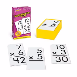 Trend Multiplication 0-12 Jeu de cartes Apprentissage