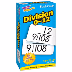 Trend Division 0-12 Jeu de cartes Apprentissage