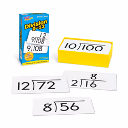 Trend Division 0-12 Jeu de cartes Apprentissage