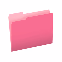 Pendaflex 152 1/3 PIN, Dossier manila, lettre, Papier, Rose, Paysage, Feuille