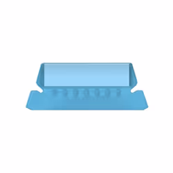 Pendaflex 42 BLU, Onglet avec index vierge, Plastique, Polypropylène (PP), Bleu, Paysage, Paquet, 127 mm