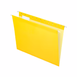 Pendaflex 04152 1/5 YEL, lettre, Papier, Plastique, Jaune, 243 mm, 71 mm, 330 mm