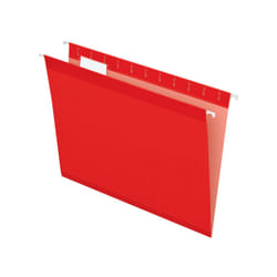Pendaflex 04152 1/5 RED dossier suspendu lettre Papier, Plastique Rouge