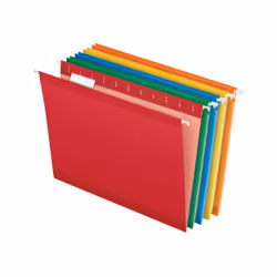 Pendaflex 04152 1/5 ASST, lettre, Papier, Plastique, Bleu, Vert, Orange, Rouge, Jaune, 243 mm, 71 mm, 330 mm