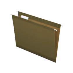 Pendaflex 04152 1/5, lettre, Papier, Plastique, Vert, 243 mm, 71 mm, 330 mm