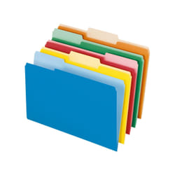 Pendaflex 4350 1/3 ASST fichier Papier Bleu, Vert, Orange, Rouge, Jaune Legal