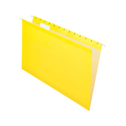 Pendaflex 04153 1/5 YEL dossier suspendu Legal Papier, Plastique Jaune
