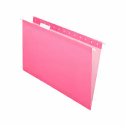 Pendaflex 04153 1/5 PIN, Legal, Papier, Plastique, Rose, 243 mm, 59 mm, 406 mm