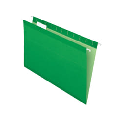 Pendaflex 04153 1/5 BGR dossier suspendu Legal Papier, Plastique Vert