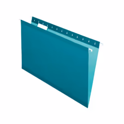 Pendaflex 04153 1/5 TEA, Legal, Papier, Plastique, Bleu, 243 mm, 59 mm, 406 mm