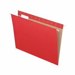 Pendaflex 81608, lettre, Papier, Plastique, Rouge, 243 mm, 59 mm, 330 mm