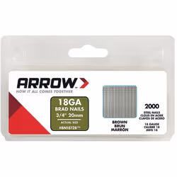 Arrow - Boîte de 2000 pointes à tête pour agrafeuse pneumatique 20 mm Pointes à tête en acier galvanisé. Equivalentes Outifra ...
