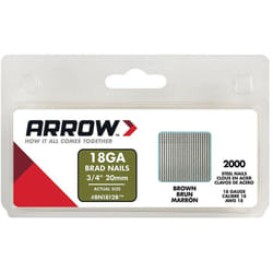 Arrow - Boîte de 2000 pointes à tête pour agrafeuse pneumatique 20 mm
