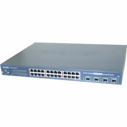 PLANET WGSW-24040HP4, Géré, L2/L4, Gigabit Ethernet (10/100/1000), Full duplex, Connexion Ethernet, supportant l'alimentation ...