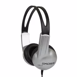 Koss UR10, Avec fil, 60 - 20000 Hz, Musique, Écouteurs, Noir, Gris