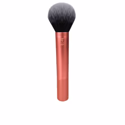 Real Techniques Powder Brush, Pinceau à poudre, Arrondi, Duveteux, Synthétique, Noir, Rose, Femmes