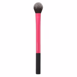 Real Techniques Setting Brush, Pinceau à poudre, Arrondi, Dense, Synthétique, Noir, Rose