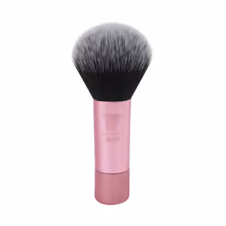 Real Techniques Mini Multitask Brush, Pinceau à poudre, Arrondi, Duveteux, Synthétique, Noir, Rose, Blanc, Femmes